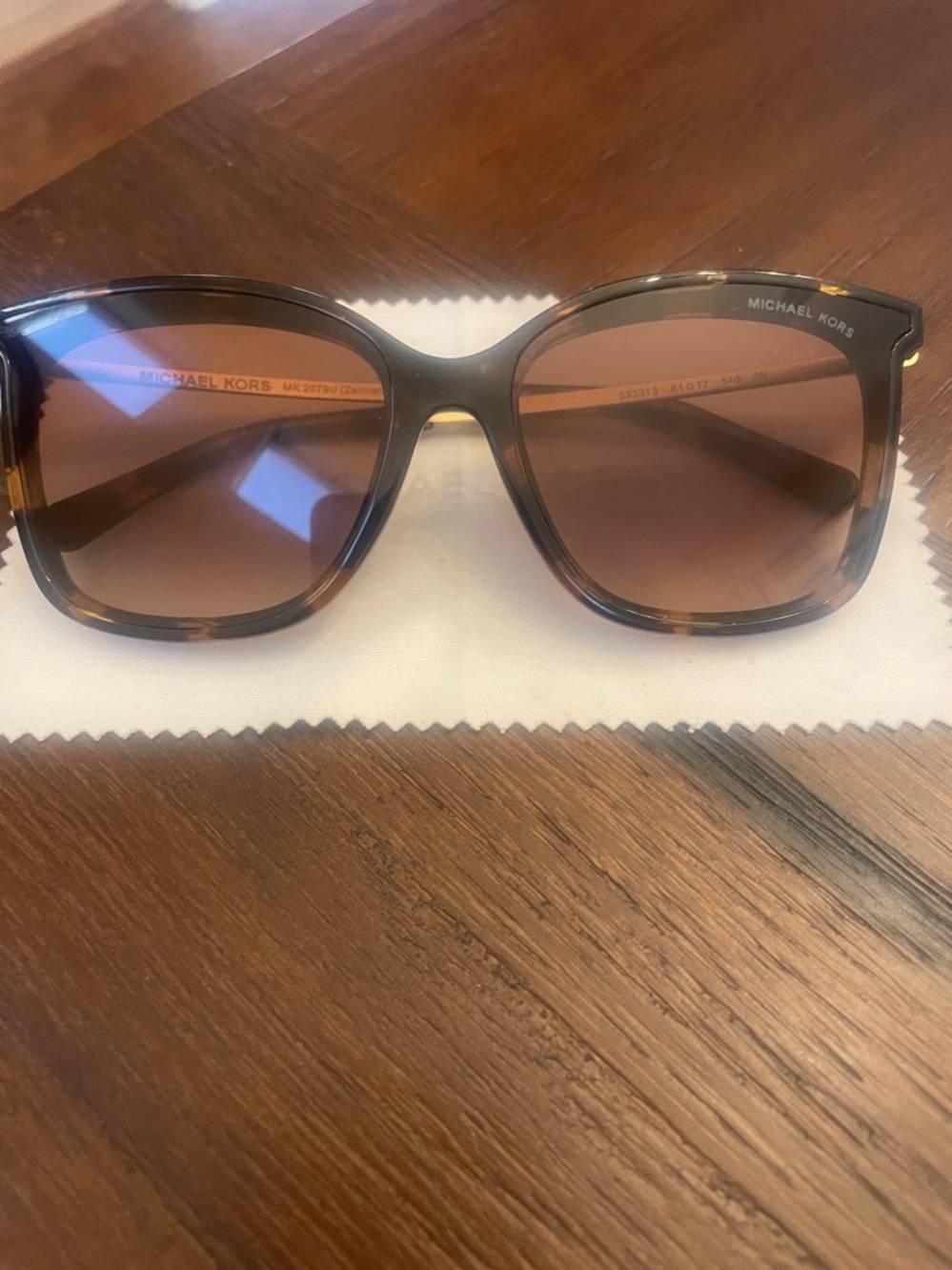 Michael Kors Zermatt Brown Tortoiseshell Sunglasses - Picture 6 of 12